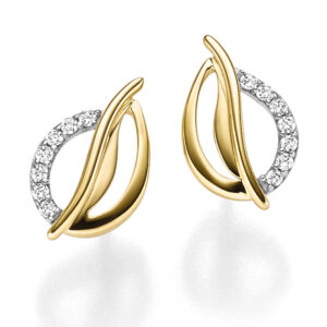 Torane Echtgold Ohrstecker – 333er Gold Damen Ohrringe