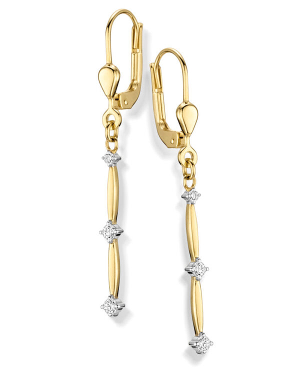 Torane Ohrhänger 333er Gold – Elegante Damen Goldohrringe